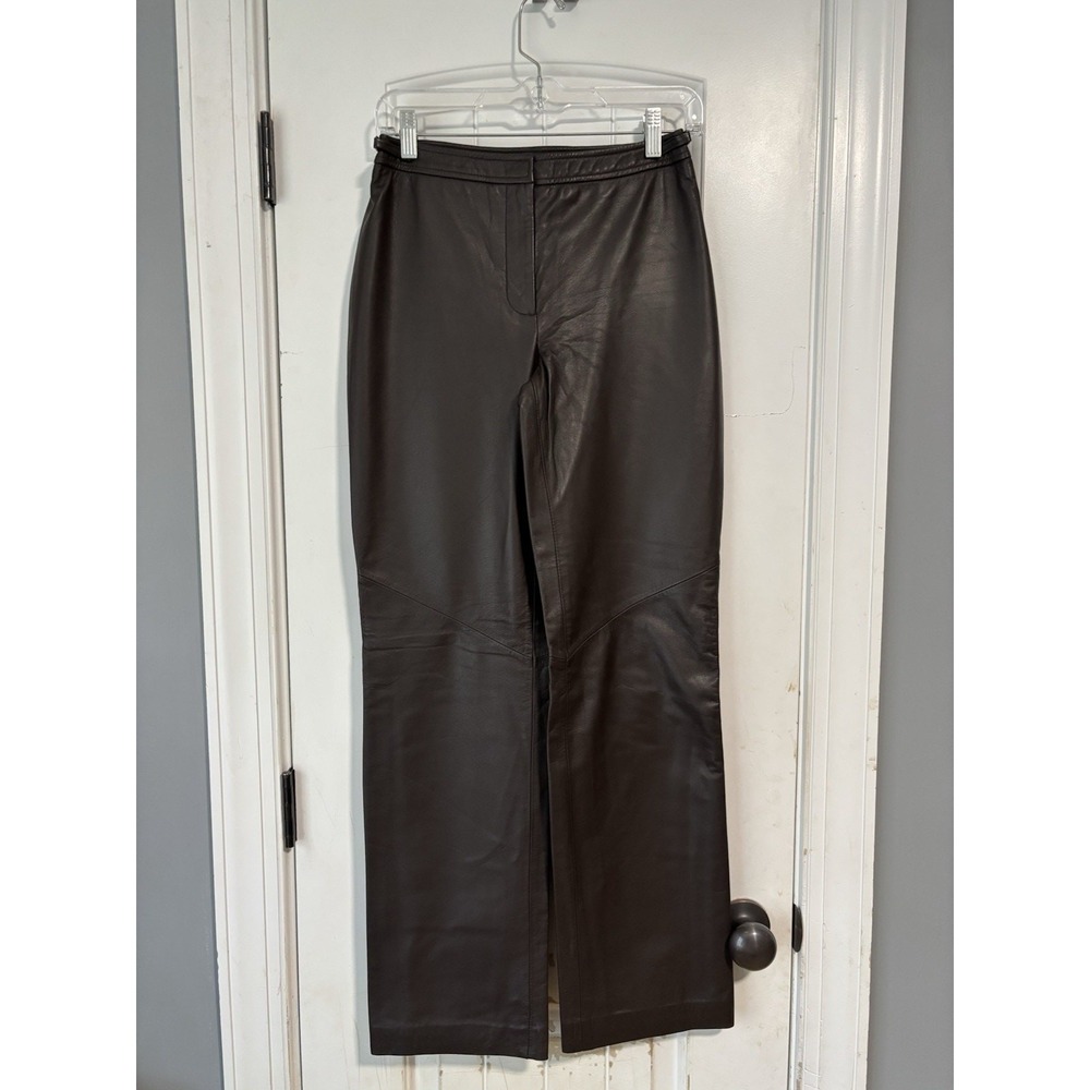 LOFT‎ Women's Faux Leather Kick Leg Pants Size 4
